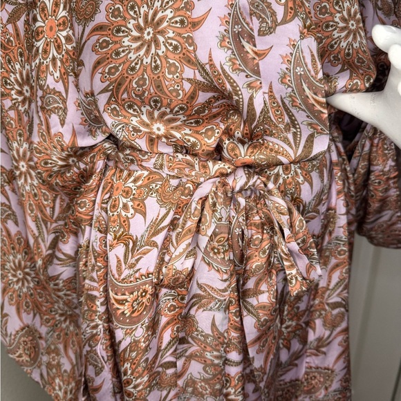 Rue de Seine Floral Kimono Robe One Size.  #227 - Picture 14 of 17